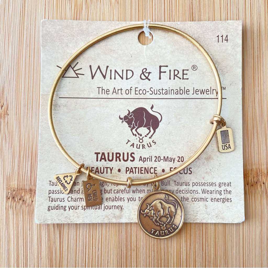 Taurus Wind And Fire, The Art Of Eco Sustainable Jewelry, Reclaimed Bracelet